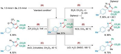 Chemodivergent photocatalytic access to 1-pyrrolines and 1-tetralones involving switchable C(sp3)–H functionalization